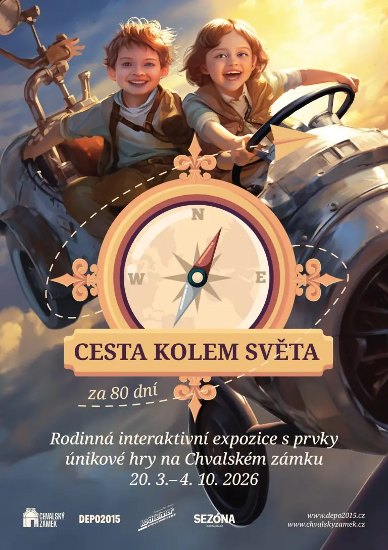 Cesta kolem světa za 80 dní — Chvalský zámek, p.o., Praha