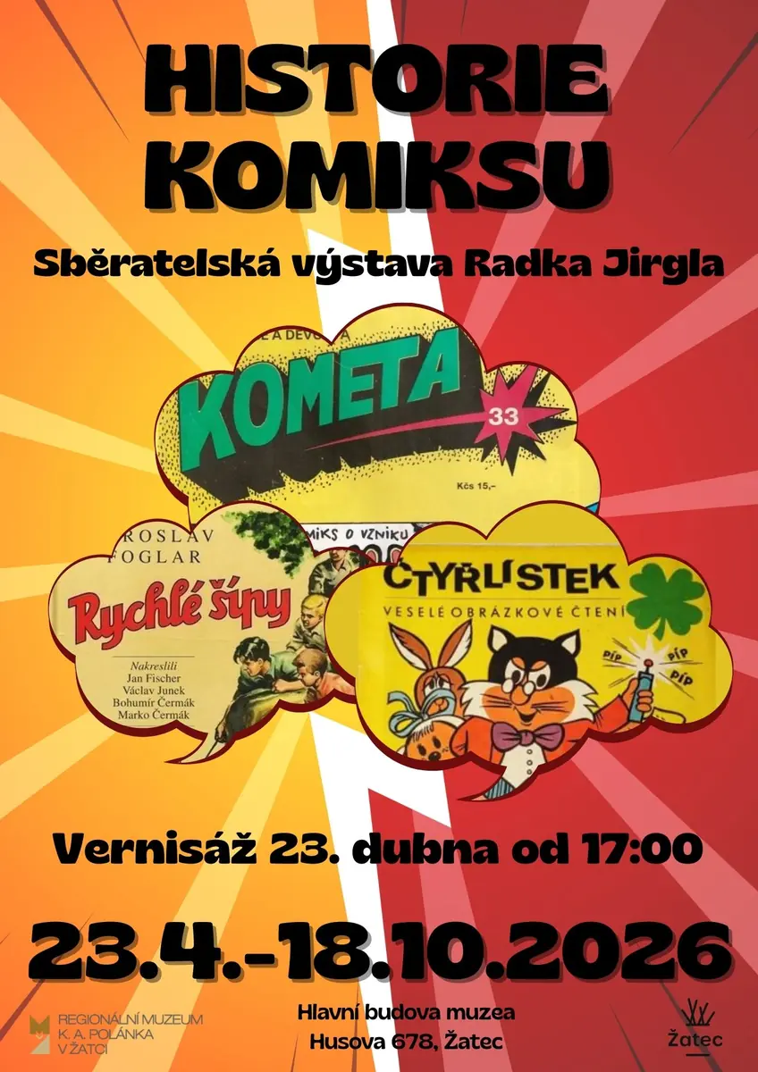 History of Comics — Regionální muzeum Žatec - Křížova vila, Žatec