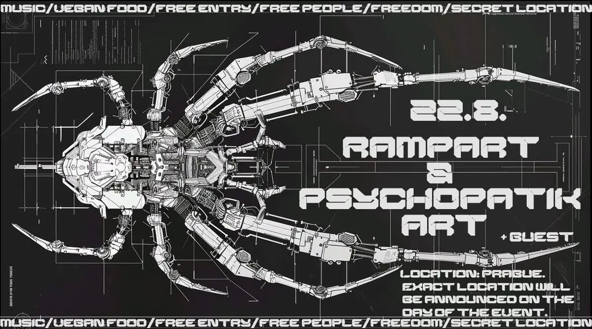 Nature Tekno Ritual🌿23🔊RAMPART & PSYCHOPATIK ART+Guest — Praha City ❤, Praha