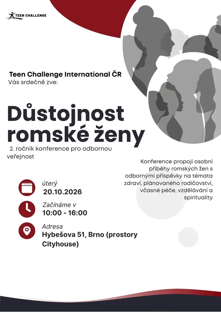 Konference Důstojnost romské ženy — CityHouse Brno, Brno