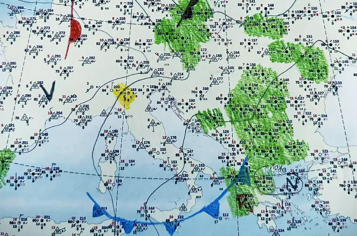 Wettervorhersage in der Praxis — Oblastní muzeum v Ústí nad Labem, Aussig