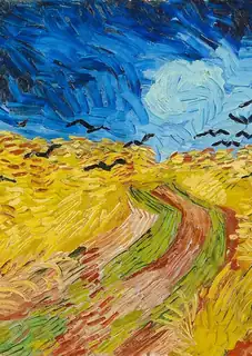Vincent van Gogh: Pšeničné pole s vránami