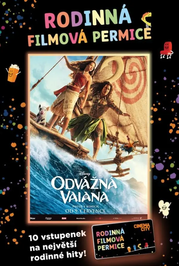 Die mutige Vaiana — Cinema City, Pilsen