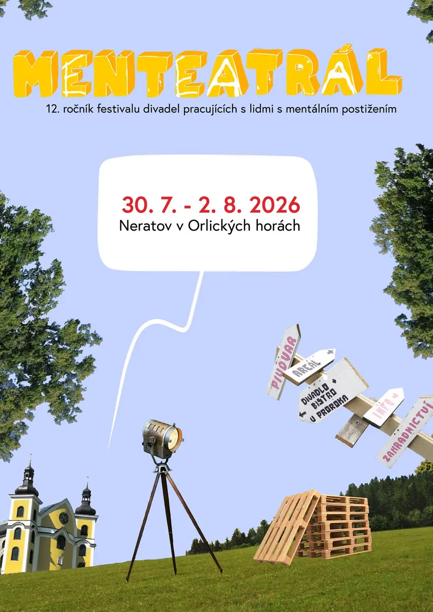 Фестиваль Ментеатрал 2026 — Neratov v Orlických horách, Bartošovice v Orlických horách