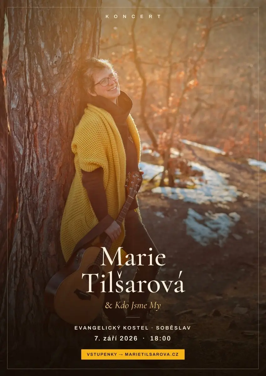Marie Tilšarová in Soběslav — Evangelický kostel, Soběslav