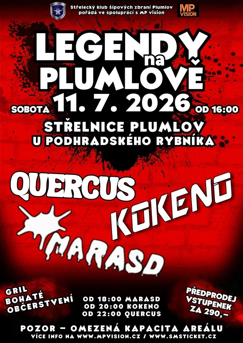 Легенды на Плумлове 2026 — Střelnice Plumlov, Плумлов