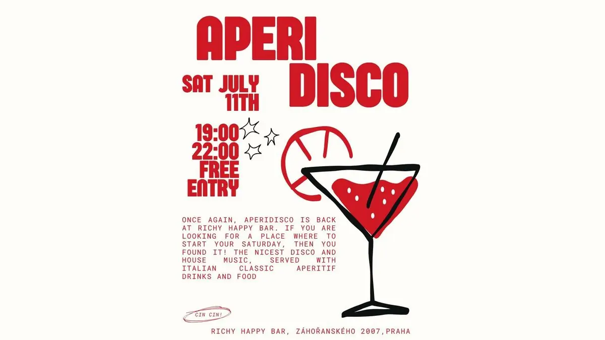 APERIDISCO — Richy happy bar, Прага