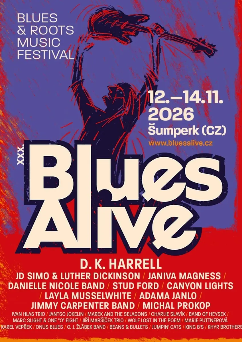 TEST Blues Alive 2027 — Дом культуры Шумперк, Шумперк