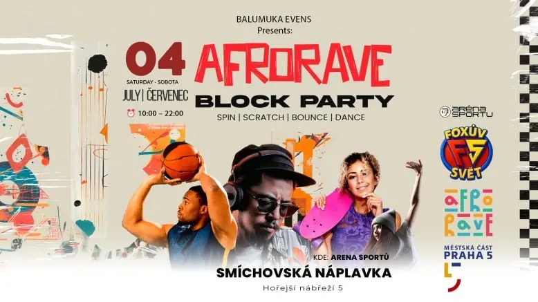 Afrorave Block Party — Arena Sportu, Praha 4, Prag
