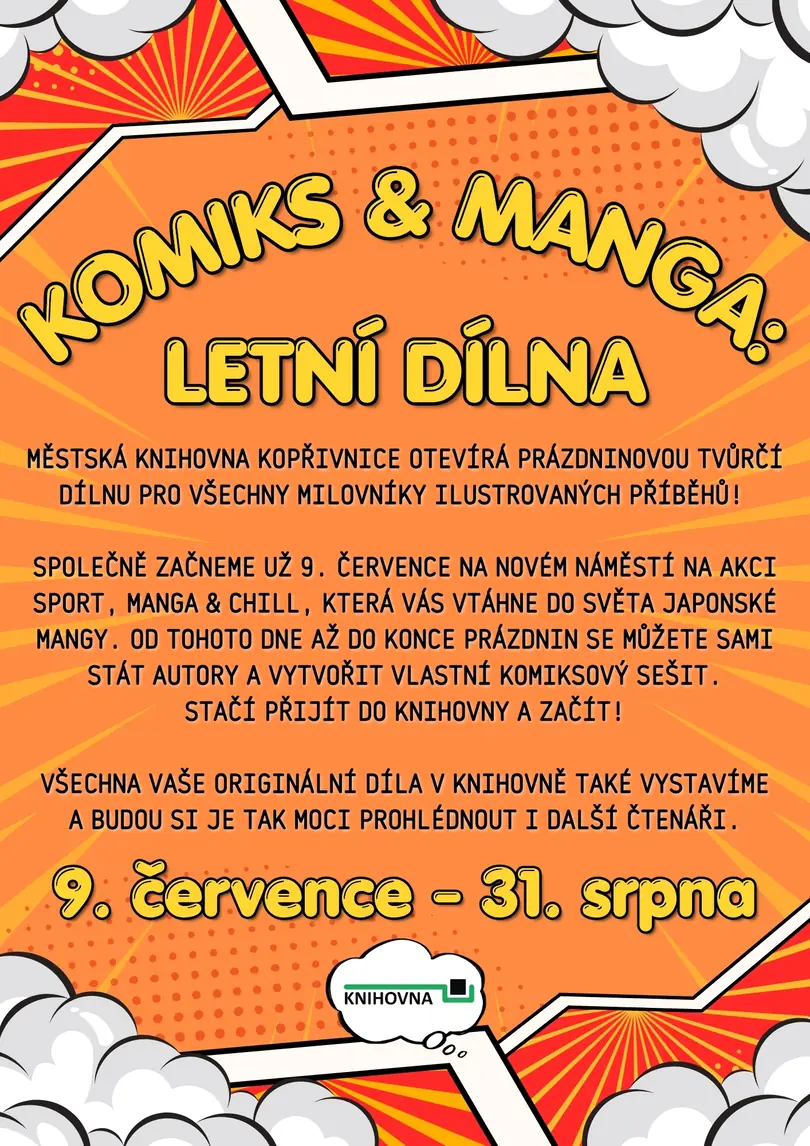 Comics & Manga: Sommerworkshop — Kulturní dům, Kopřivnice