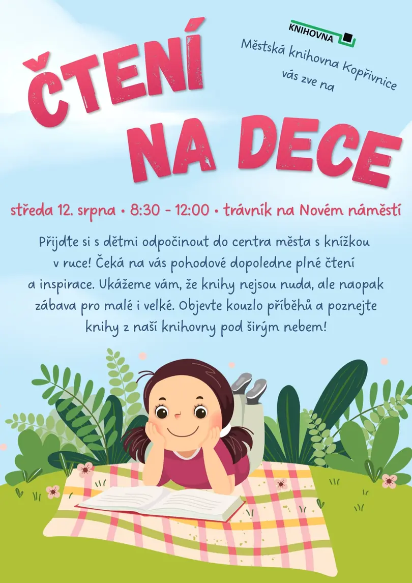 Lesen auf der Terrasse — Kulturní dům, Kopřivnice