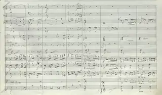 Original Manuscript of Dvořák's Opera Jacobin