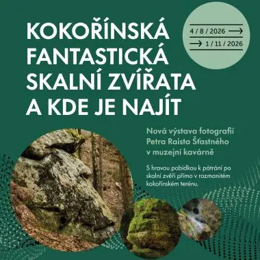 Фантастичні скельні тварини Кокоржина та де їх знайти — Регіональний музей Мельник, Мельнік