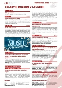 Programme - July — Oblastní Muzeum v Lounech, Louny