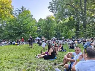 Sommerwein-Festival in den Bezručovy-Gärten