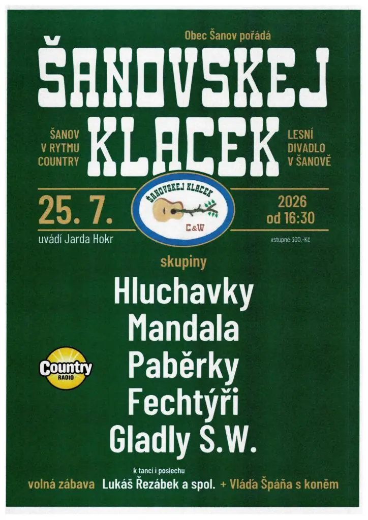 Šanovskej klacek — Naturamphitheater im Waldpark, Šanov