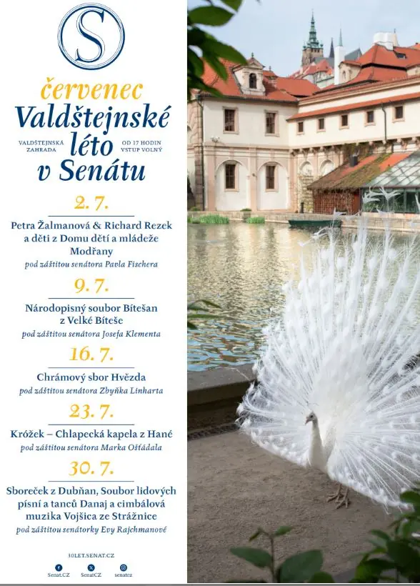 Valdštejnské léto - Volkstanzgruppe Bítešan aus Velká Bíteš — Valdštejnské náměstí 17/4, Prag