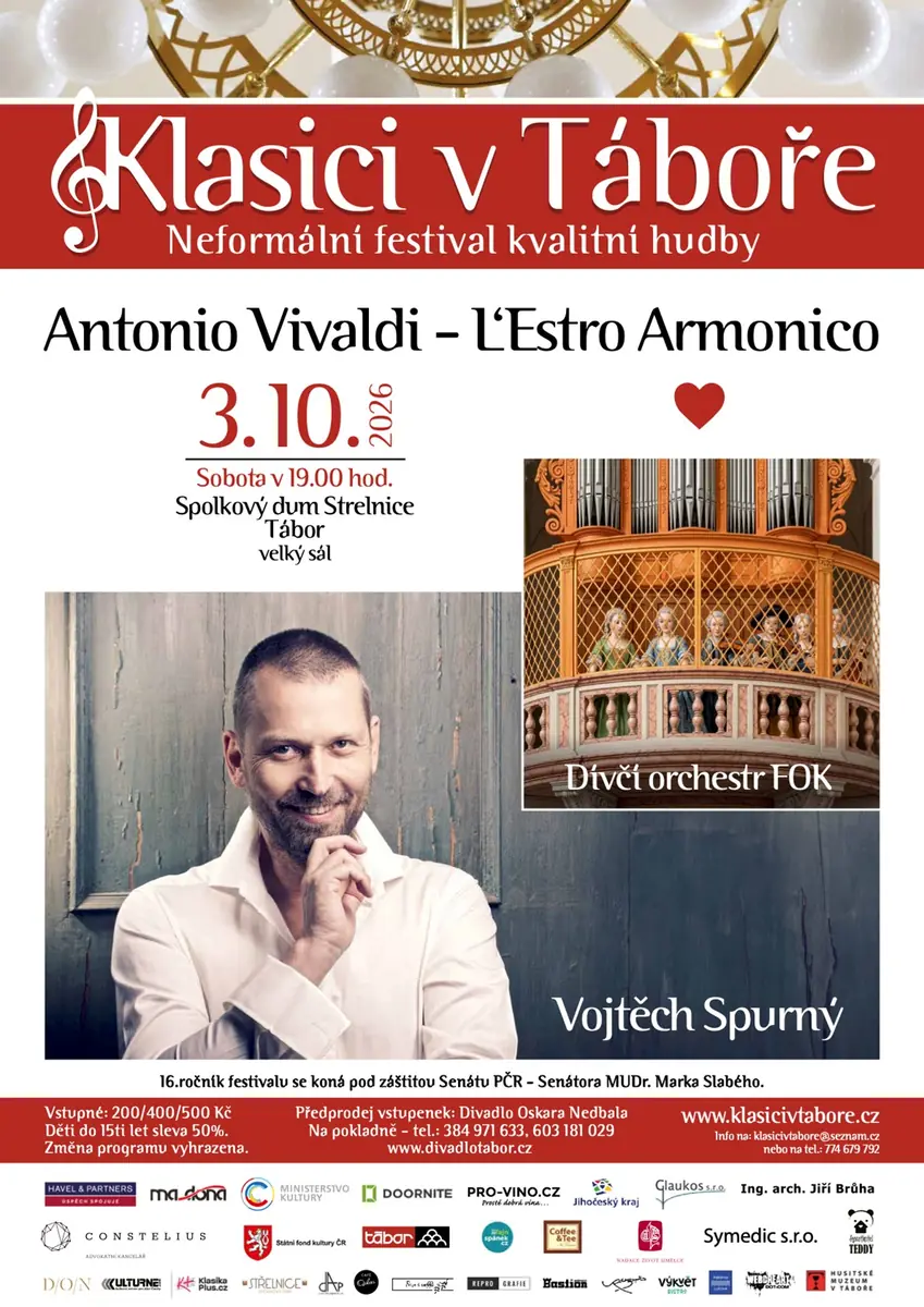 Antonio Vivaldi - L'Estro Armonico — Střelnice - spolkový dům, Tabor