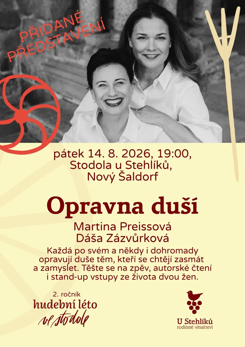 Seelenwerkstatt von Martina Preissová und Dáša Zázvorková - Zusatz — Scheune U Stehlíků, Nový Šaldorf-Sedlešovice