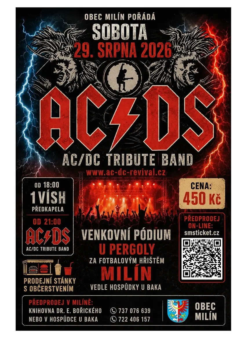 Koncert AC/DC revival — Hřiště TJ Ligmet Milín, Milín