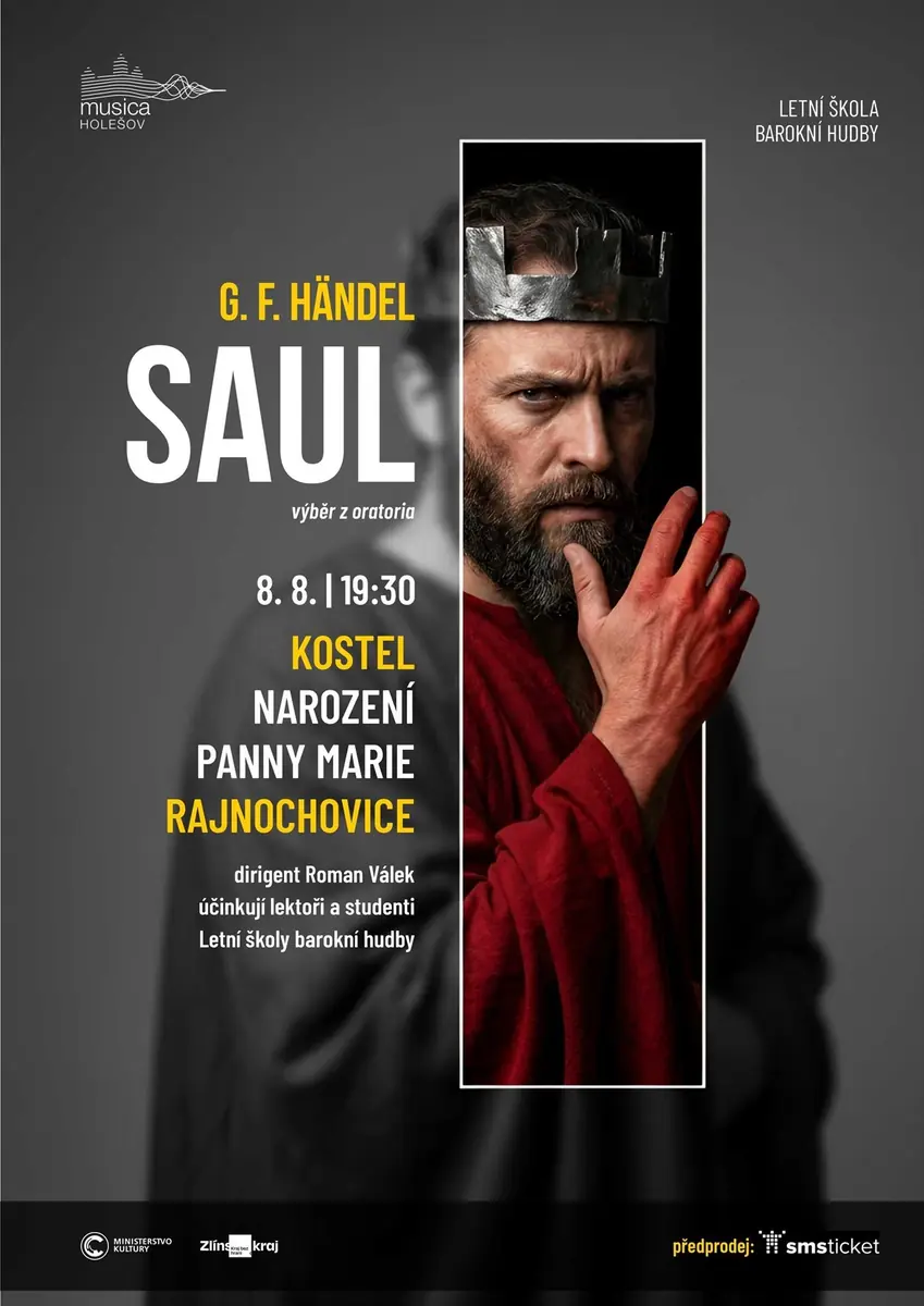 Г. Ф. Гендель: Саул (HWV53) - вибрані фрагменти ораторії — Kostel narození Panny Marie, Rajnochovice