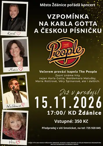 Tribute to K. Gotta and Czech Song with the band The People