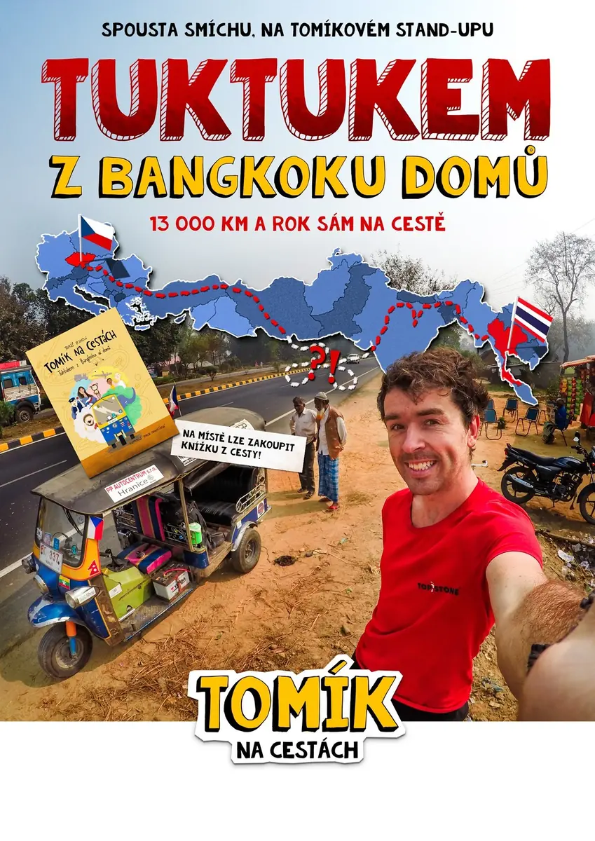 Tomík na cestách – Tuktukem z Bangkoku domů — První Patro, Brno