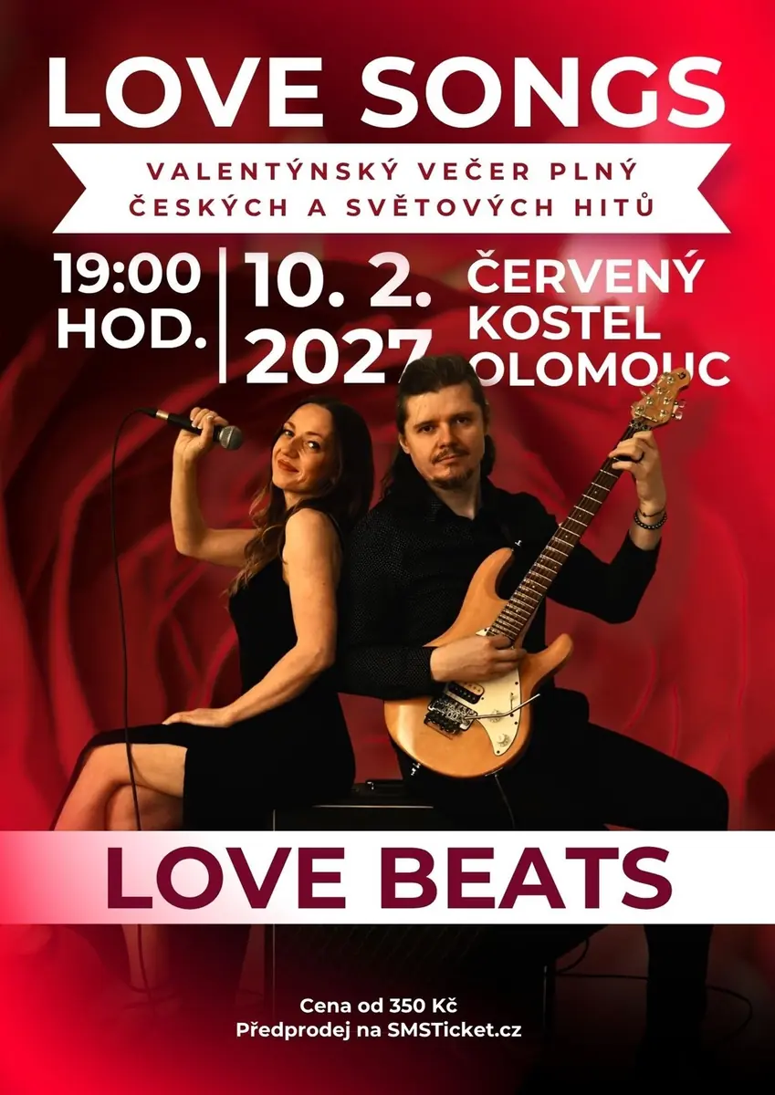 Love Beats - Love Songs and Valentine's Evening in Olomouc — Red Church in Olomouc, Olomouc