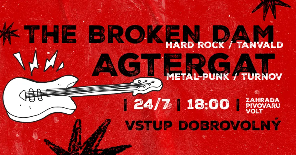 The Broken dam a Agtergat ve Voltu — Pivovar Volt, Jablonec nad Nisou
