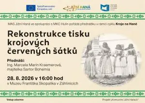 Реконструкція друку червоних хусток у традиційних костюмах — Letní kino Hulín, Хулін