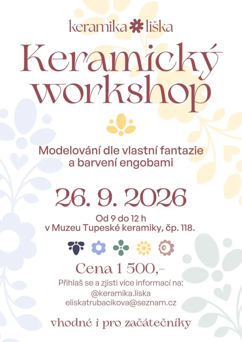 Keramický workshop — Muzeum Tupeské keramiky, Tupesy