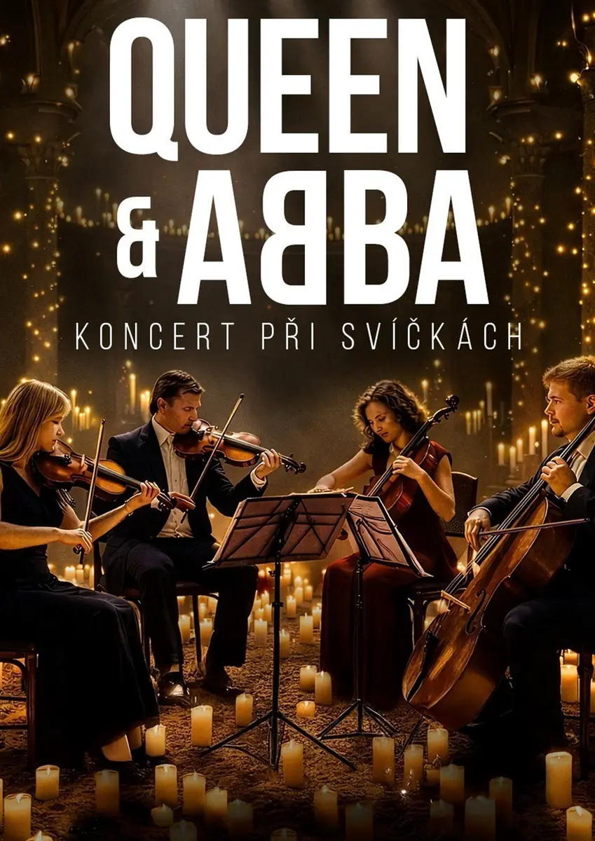 Hudba QUEEN & ABBA při svíčkách — Kulturní a společenské středisko Střelnice, Český Těšín