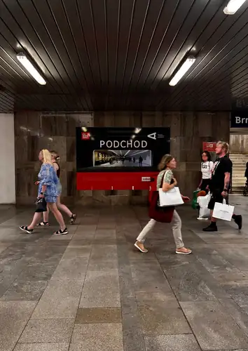 Passage: Underpass beneath Brno Main Station