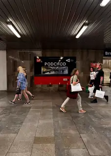 Passage: Underpass beneath Brno Main Station