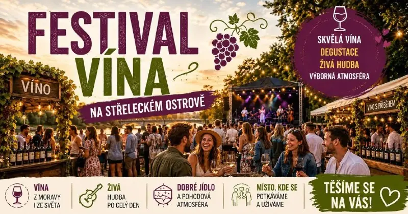 Summer Wine Tasting on Strelecký Island — Střelecký ostrov, Prague