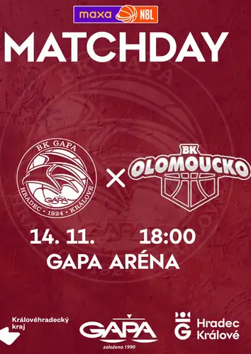 12.kolo MAXA NBL BK GAPA Hradec Králové x BK Olomoucko