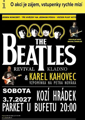 3 Stars on One Stage - K. Kahovec, Beatles, M. Šindelář