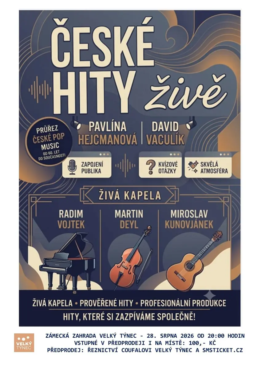 Чеські хіти наживо — Zámecká zahrada, Velký Týnec