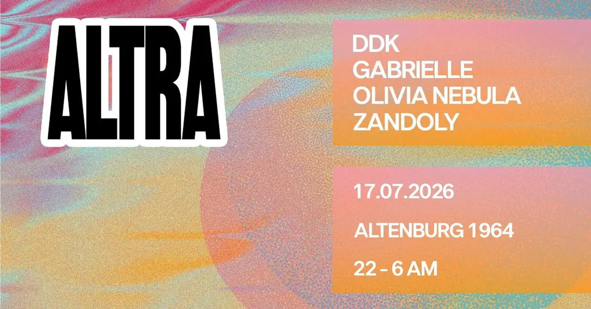 ALTRA: DDK, Olivia Nebula, ZANDOLY, Gabrielle — Прага