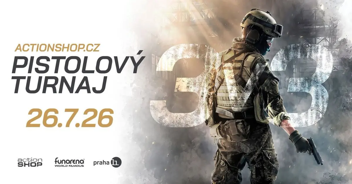 Indoor Pistol Tournament 3v3 — Fun Arena, Praha 4 - C, Prague