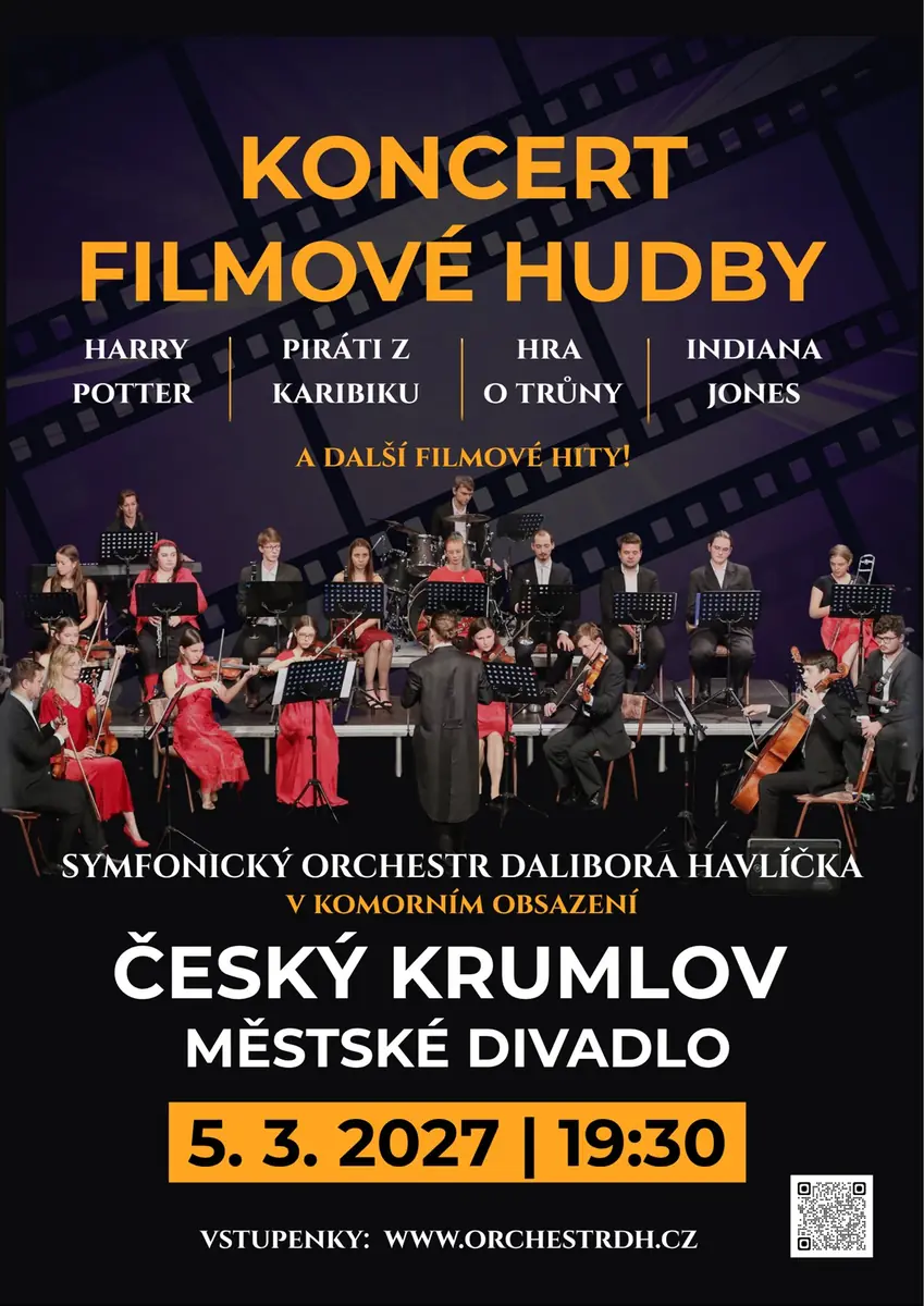 Концерт кінематографічної музики — Městské divadlo, Чеський Крумлов