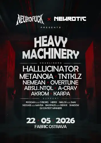 Heavy Machinery w/ Hallucinator + Metanoia