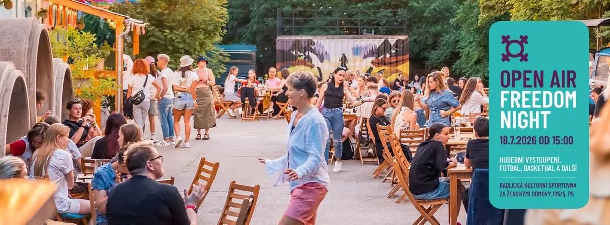 OPEN AIR FREEDOM NIGHT 2026 - vol. 2 — Радліцька культурно-спортивна база, Прага