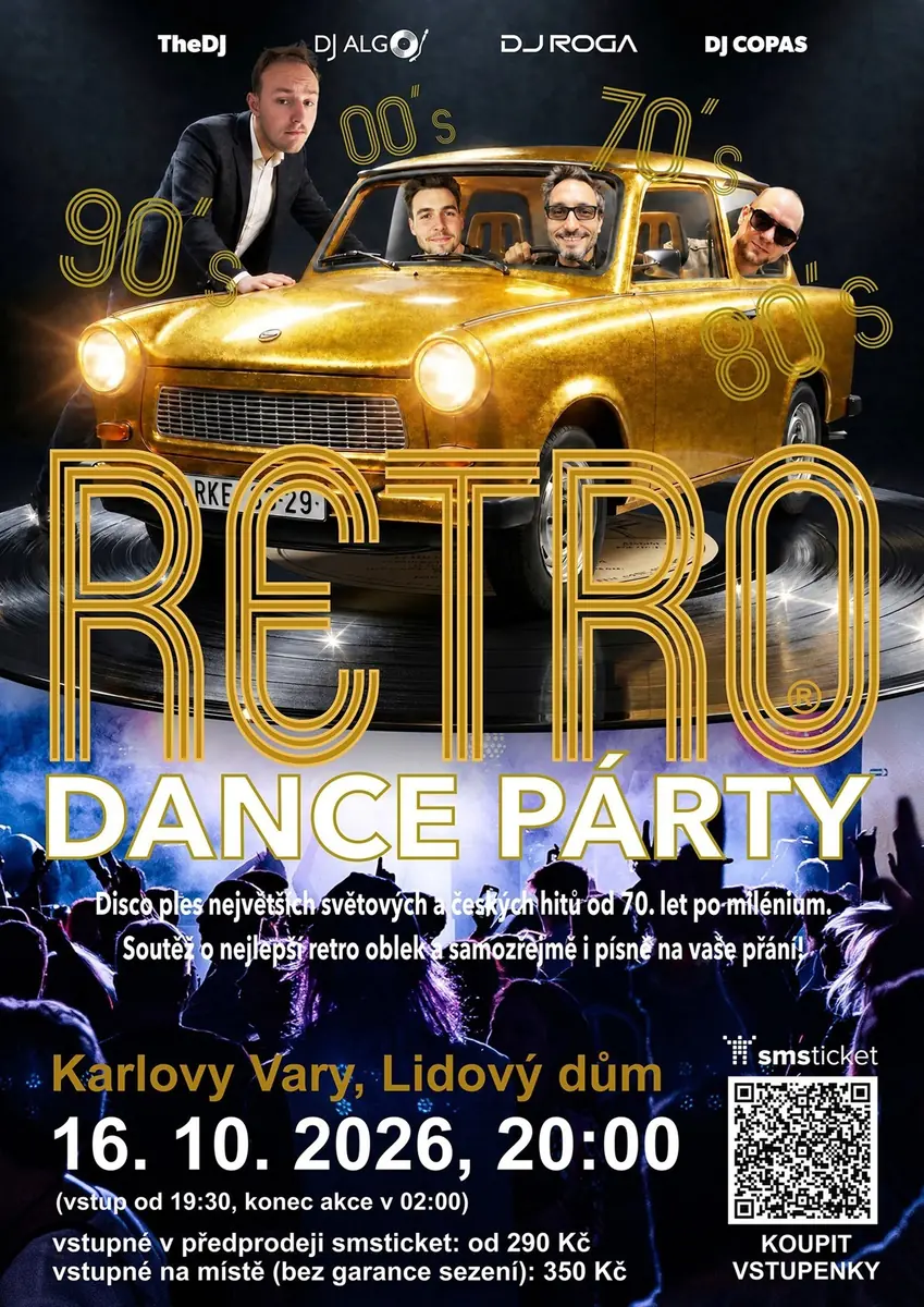 Retro Dance Party — Народный дом Карловы Вары, Карловы Вары