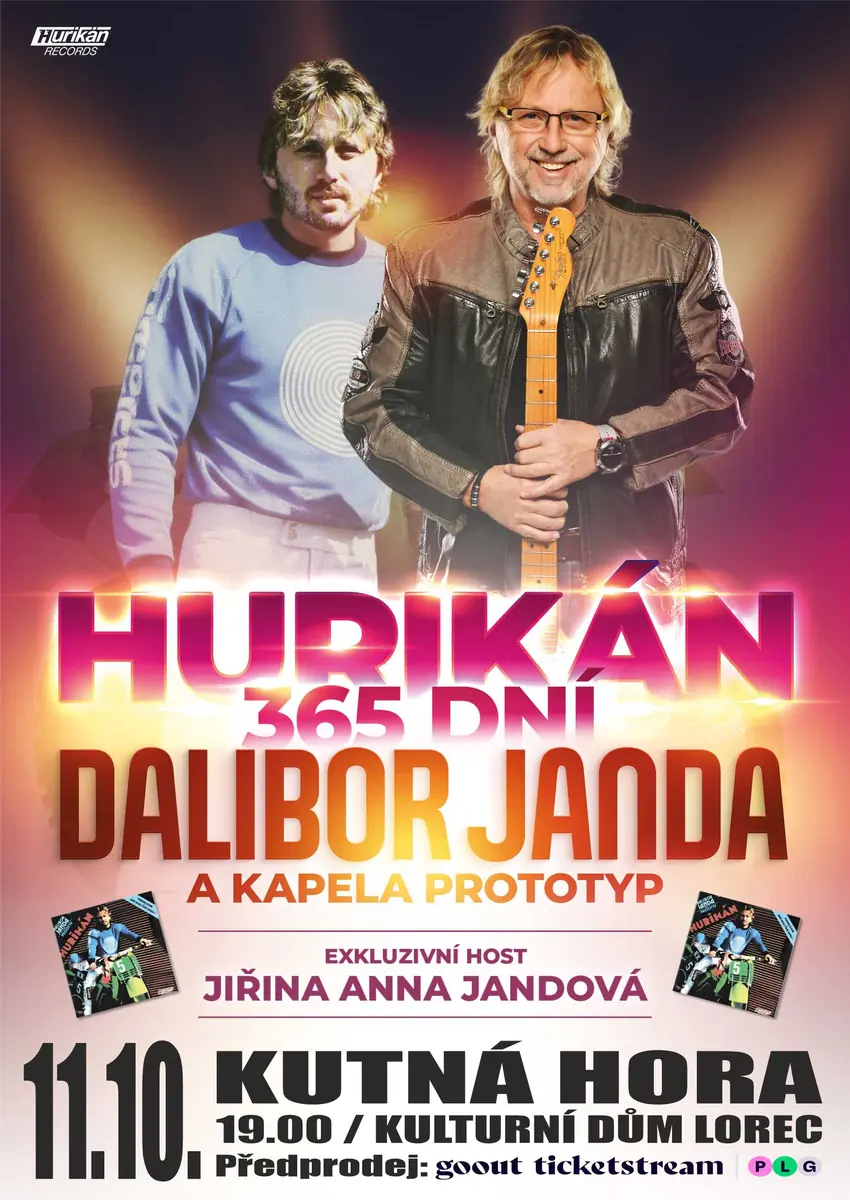 Dalibor Janda und Band Prototyp - Hurrikan 365 Tage — KD Lorec, Kutná Hora
