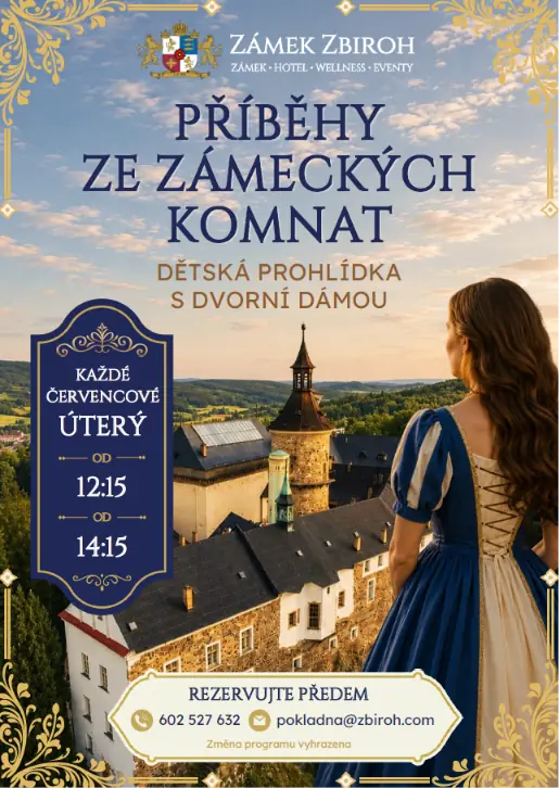 Dětské prohlídky zámku Zbiroh — Rokycany