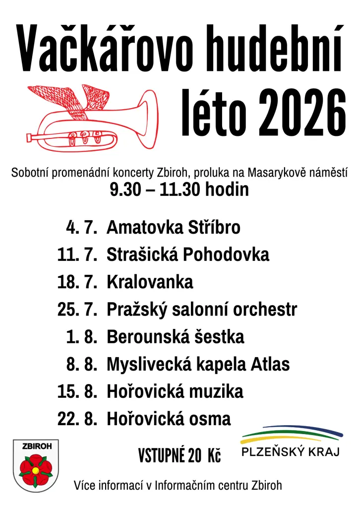 Vackář's Musical Summer in Zbiroz — Rokycany