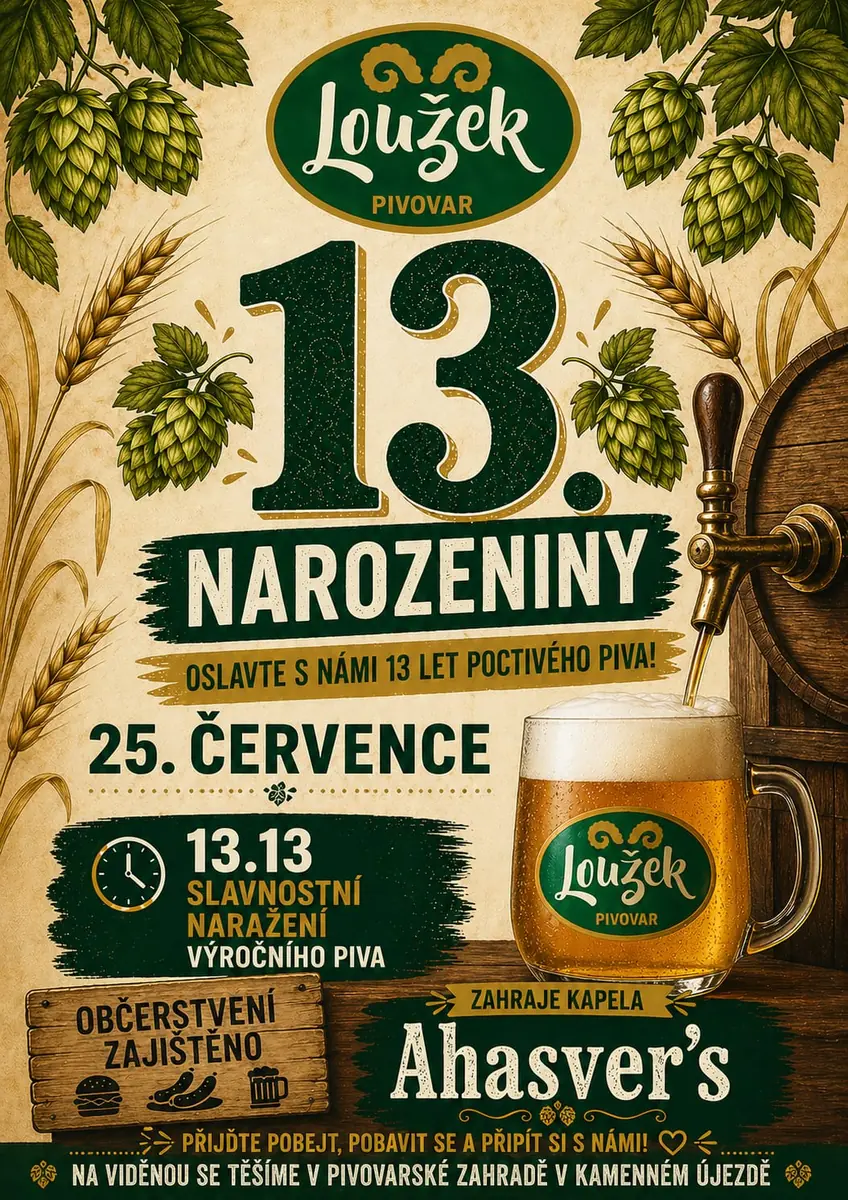 13. narozeniny Pivovaru Loužek — Rokycany