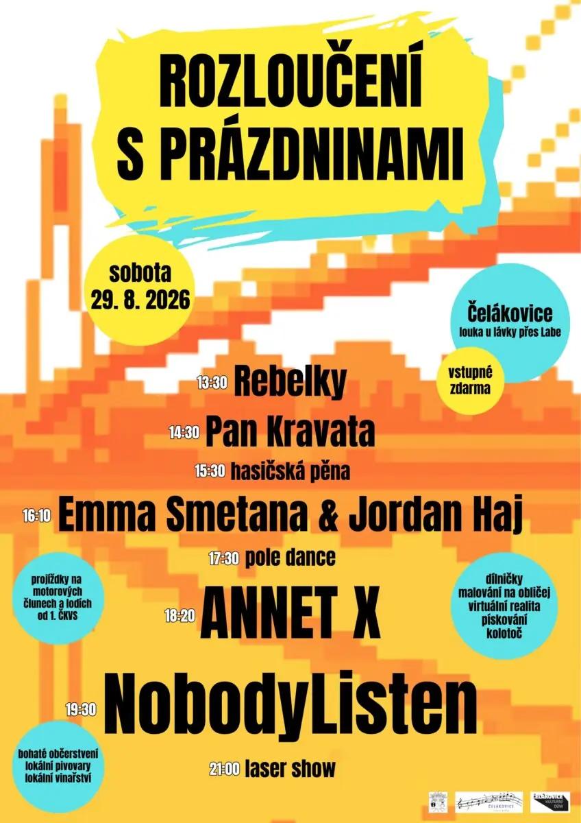 Прощание с летом — Kulturní dům Čelákovice, Целаковице