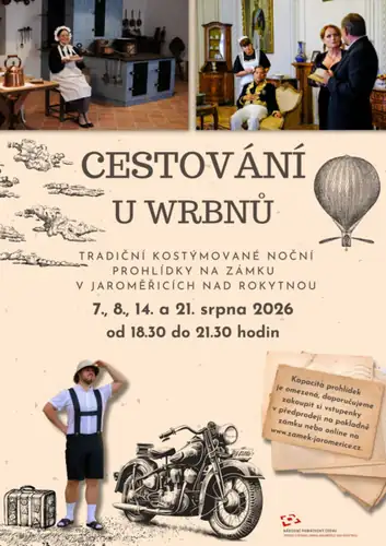 Traditional Costumed Night Tours at Jaroměřice nad Rokytnou Castle 2026